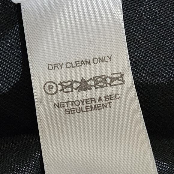 Liz Claiborne Size 14 Black White Striped Midi Dress - Picture 4 of 4